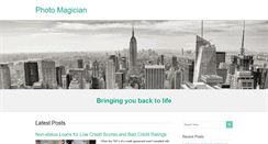 Desktop Screenshot of photomagiciansoftware.co.uk