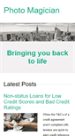 Mobile Screenshot of photomagiciansoftware.co.uk