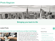 Tablet Screenshot of photomagiciansoftware.co.uk